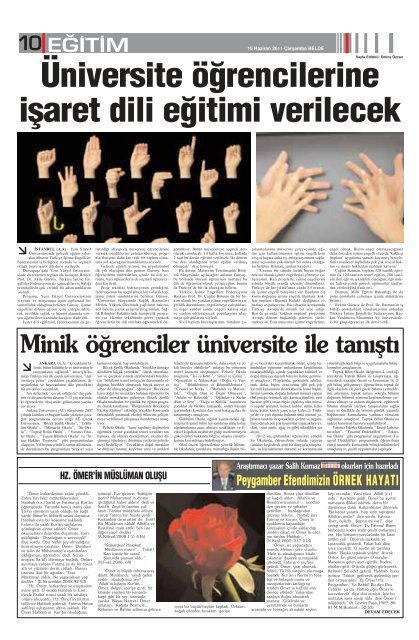 15 Haziran 2011 Ã‡arflamba BELDE - Belde Gazetesi