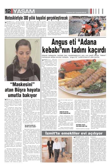 15 Haziran 2011 Ã‡arflamba BELDE - Belde Gazetesi