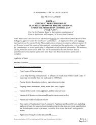 Form A-1 Page 1 of 2 SUBDIVISION RULES AND REGULATIONS ...