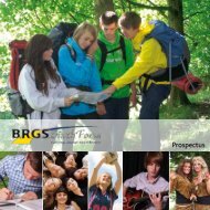 Sixth Form Prospectus - click here - brgs.me