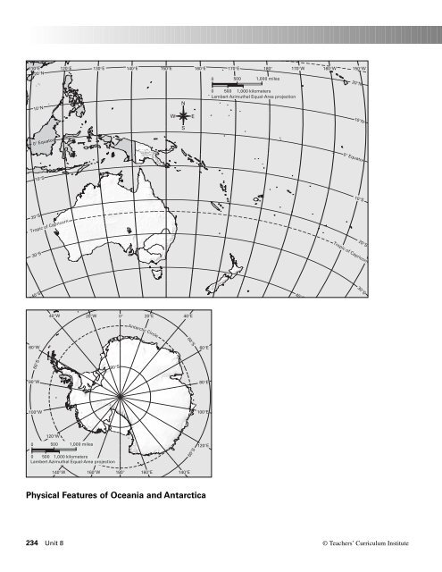 oceania physical features