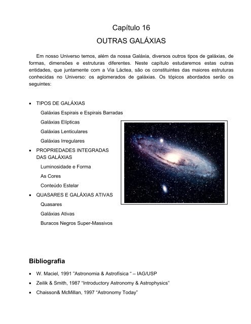 GALÃXIAS NORMAIS - Astronomia - USP