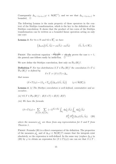 The Stieltjes convolution and a functional calculus for non-negative ...