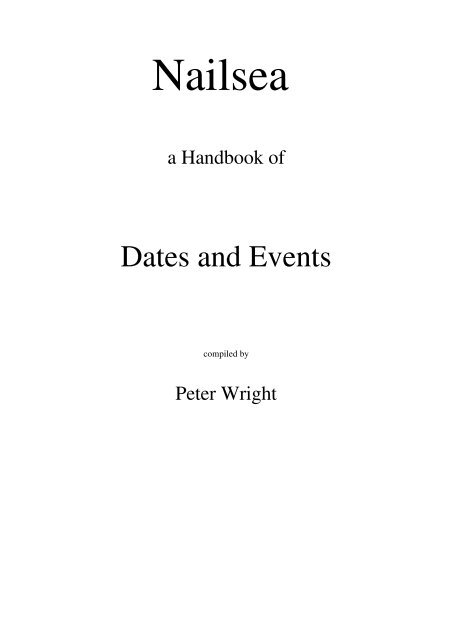 Dates Events Nailsea And District Local History Society Dates Events Nailsea And District