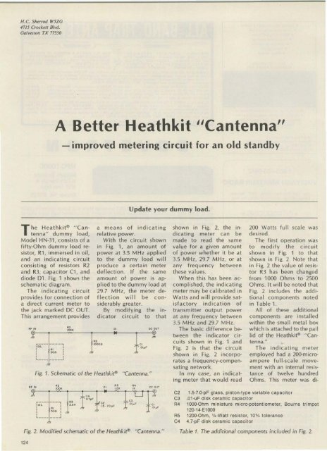 A Better Heathkit "Cantenna" - Nostalgic Kits Central