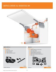 SERVO-DRIVE for AVENTOS HK