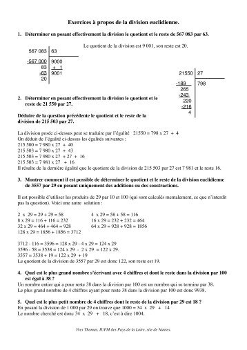 corrigÃ© de la 2Ã¨me fiche - Primaths