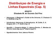 DistribuiÃ§Ã£o de energia e linhas espectrais - USP