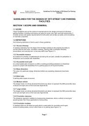 guidelines for the design of off-street car parking facilities section 1 ...