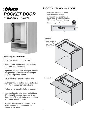 POCKET DOOR Installation Guide