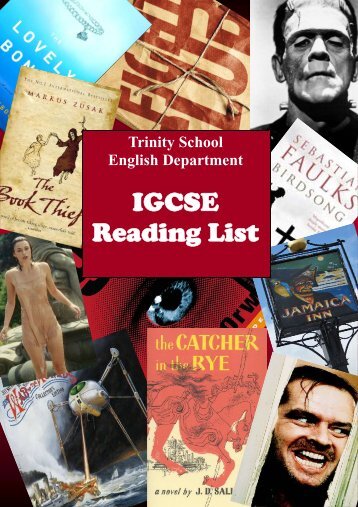 IGCSE Reading List - Trinity School