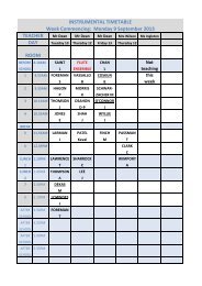 Timetable 9-9-13.xlsx - Trinity School