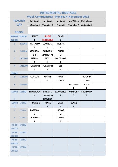 music-timetable-trinity-school