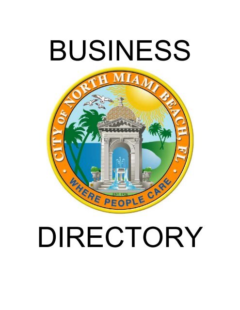 disclaimer - City of North Miami Beach