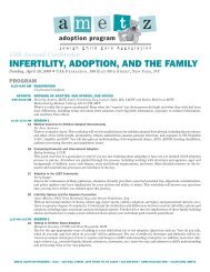 infertility, adoption, and the family - Jewish Child Care Association