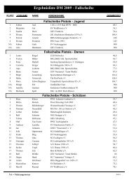 Ergebnisliste DM 2009 - Fallscheibe - Polizeisportverein Reutlingen ...