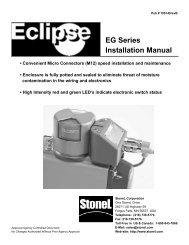 EG Series Installation Manual - StoneL