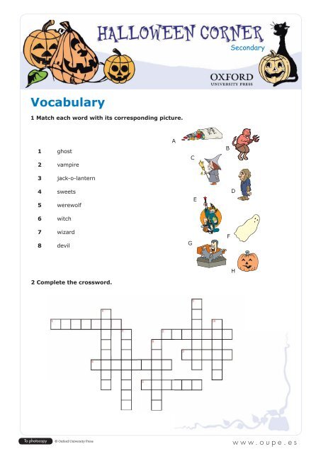 Halloween Vocabulary and Reading - Oxford University Press