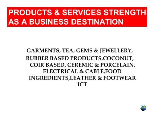 Business opportunities in Sri Lanka