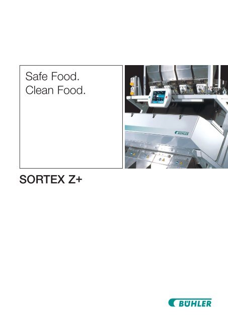 Brochure Optical Sorter Sortex Z+ - Bühler