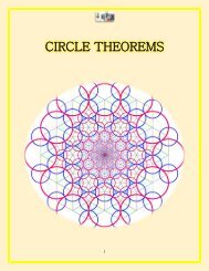 CIRCLE THEOREMS