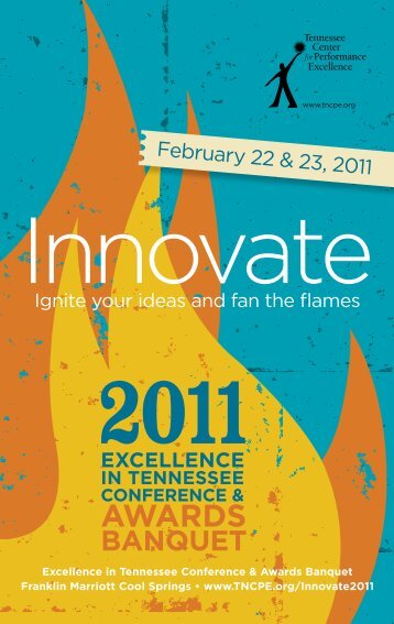 Event Brochure - Tennessee Center for Performance Excellence
