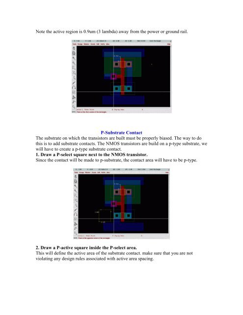 Tutorial 2 Inverter Layout