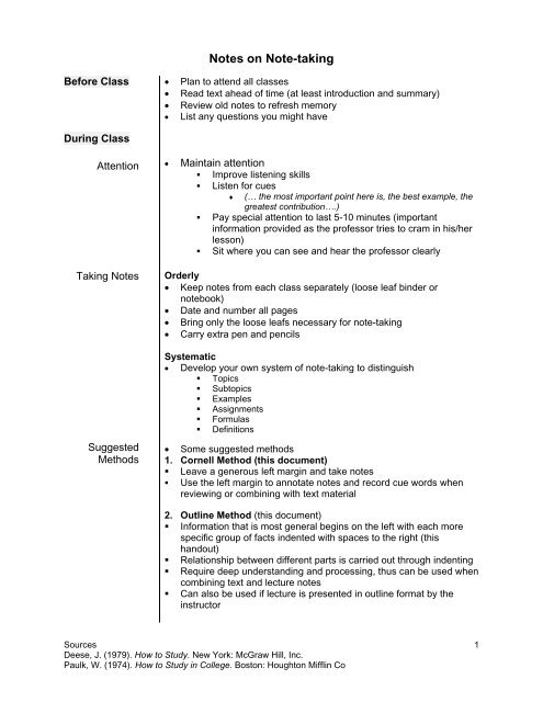 Lecture Outline Template from img.yumpu.com