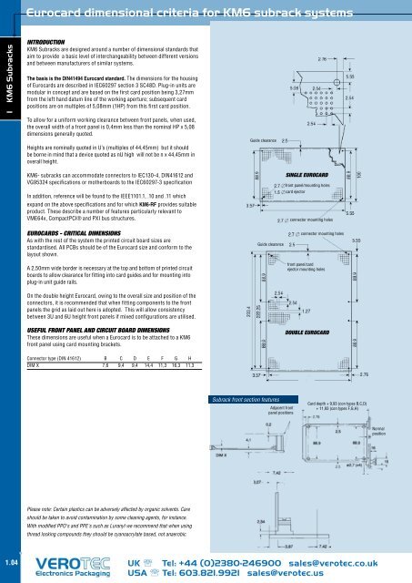 Download PDF (1.07 Mb) - Verotec