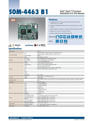 SOM-4463 B1 - Vox Technologies