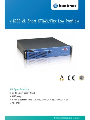 KISS 2U Short KTQ45/Flex Low Profile Â«