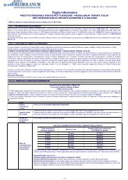 Foglio informativo - Banca Mediolanum