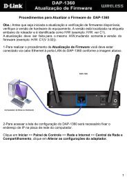 Procedimentos para Atualizar o Firmware do DAP-1360 Obs. - D-Link