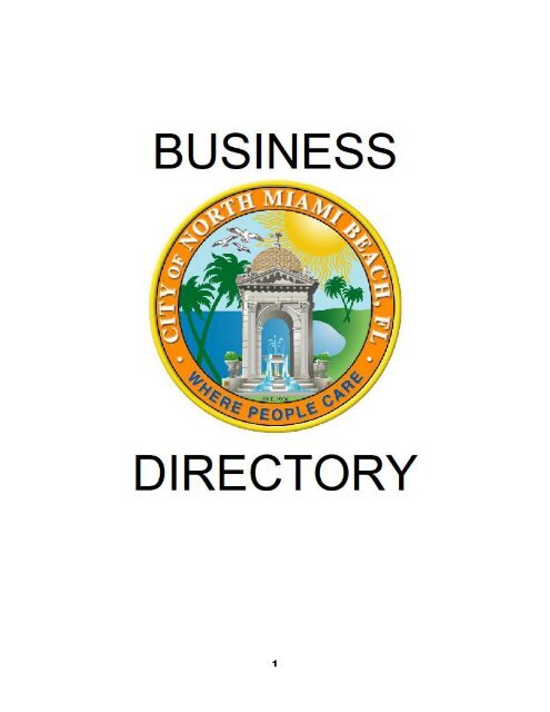 NMB Business Directory - City of North Miami Beach