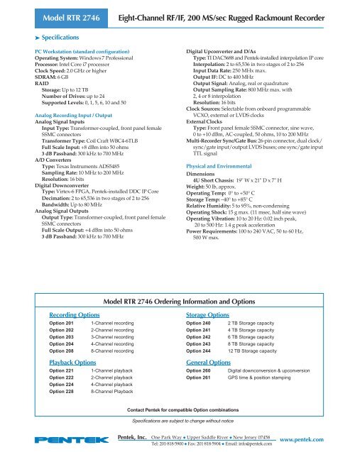 Recorders and Playback Systems Catalog(2013)