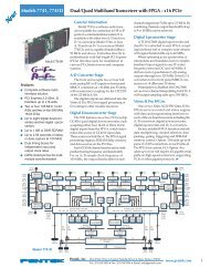 Dual/Quad Multiband Transceiver with FPGA - x16 PCIe