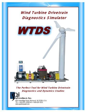 Wind Turbine Drivetrain Diagnostics Simulator