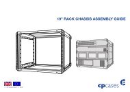 19” RACK CHASSIS ASSEMBLY GUIDE - CP Cases