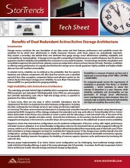 Benefits of Dual Redundant Active/Active Storage Architecture