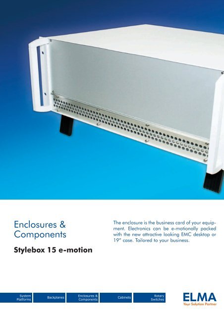 2: Stylebox 15 - Elma Electronic Inc.