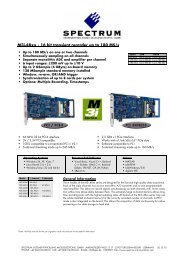 M3i.48xx - 16 bit transient recorder up to 180 MS/s