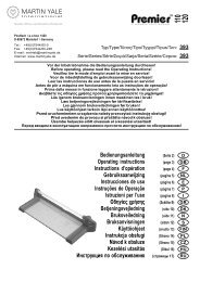 Bedienungsanleitung Operating instructions Instructions d ... - Nobynet