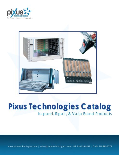 ATCA and cPCI chassis Pixus Technologies