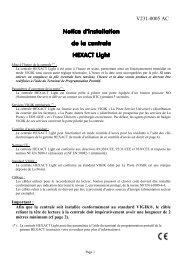 Notice d'installation Notice d'installation de la centrale de la ... - Nerim