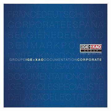 groupe ige+xao documentation corporate - OSEO Excellence