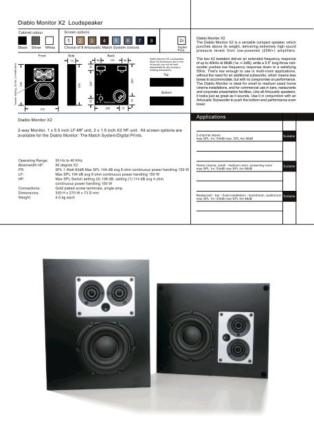 Diablo Monitor X2 Manual