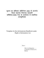 Template for the informationn Handbook under
