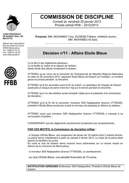 PV N8.pdf - Ligue regionale de basket ball de Mayotte