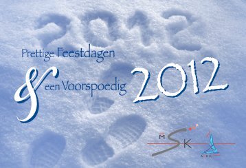 een Voorspoedig Prettige Feestdagen - Msk