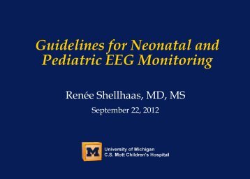 Guidelines for Neonatal and Pediatric EEG Monitoring - Msetinfo.org